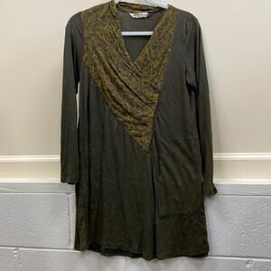 Chalet Vintage S green tunic top